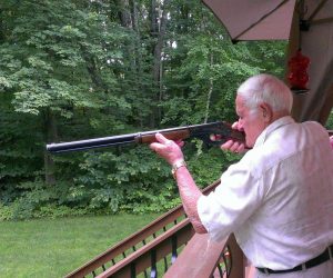 Grandpa and his gun—a misguided nostalgia. Photo: Reddit.